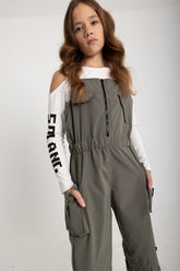 Casual Cargo Overall One Piece